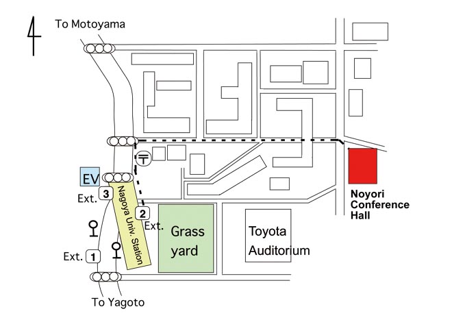 map: Noyori Memorial Conference Hall