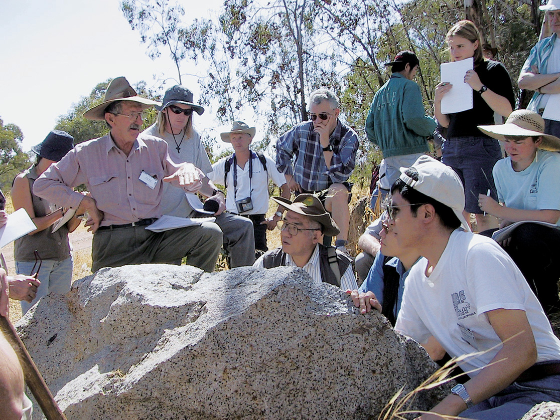 Figure : Granite research in Australia Figure : Granite research in Australia